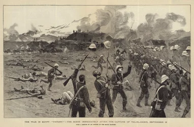The War in Egypt, Victory!, the Scene Immediately After the Capture of Tel-el-Kebir, 13 September